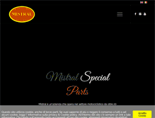 Tablet Screenshot of mistralspecialparts.it